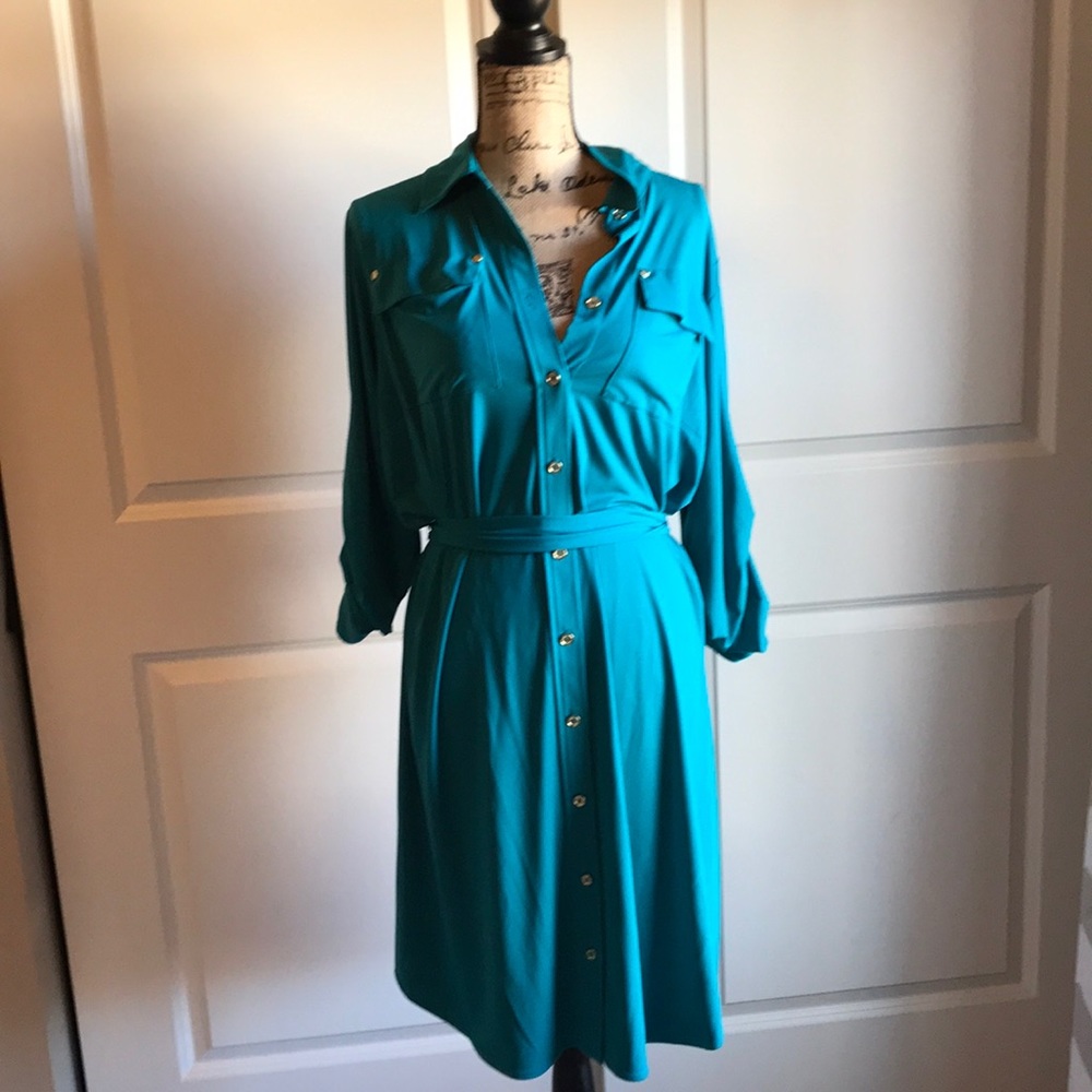 Calvin Klein Teal Dress